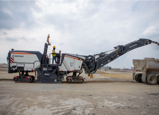 Платформа Trimble Roadworks Paving Control для асфальтоукладчиков